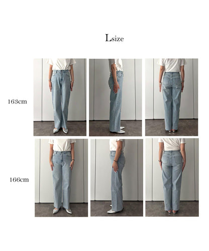 【MOMO】彈力修身直筒牛仔褲