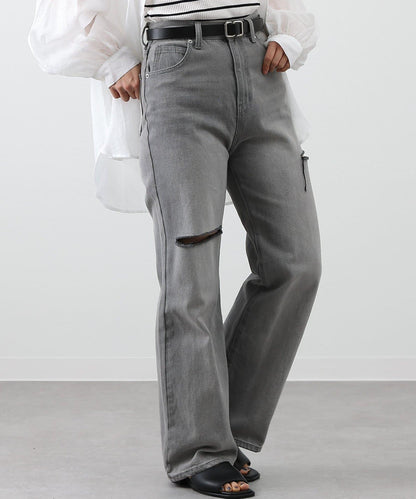 【S～L尺碼展開】破洞牛仔褲