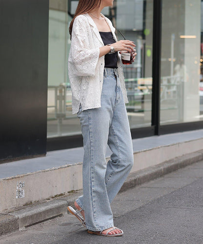 【S~L尺碼展開】喇叭牛仔褲