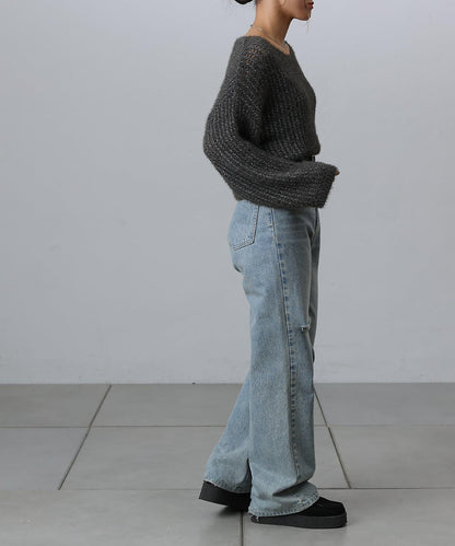 【S～L尺碼展開】破洞牛仔褲