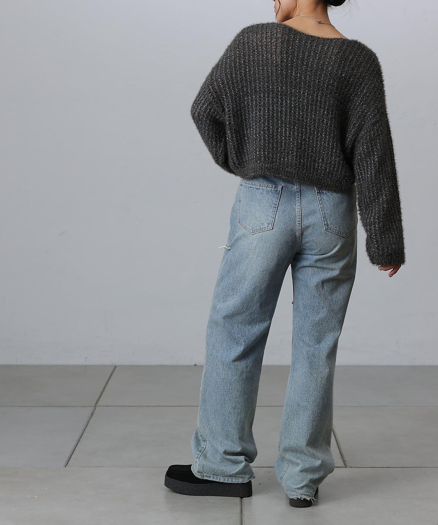 【S～L尺碼展開】破洞牛仔褲