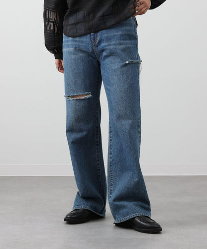 【S～L尺碼展開】破洞牛仔褲