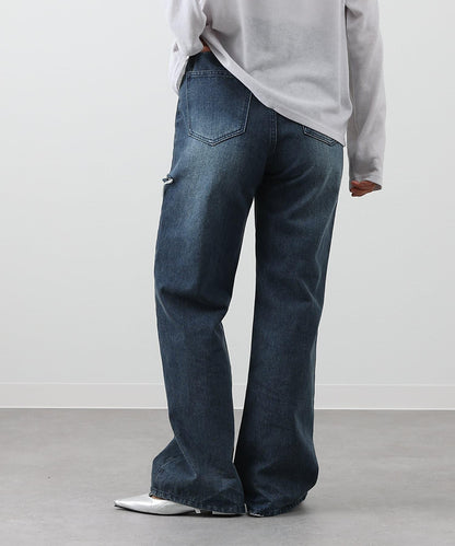 【S～L尺碼展開】破洞牛仔褲