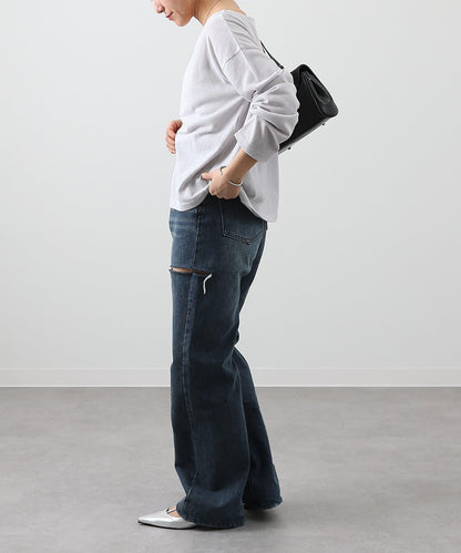 【S～L尺碼展開】破洞牛仔褲