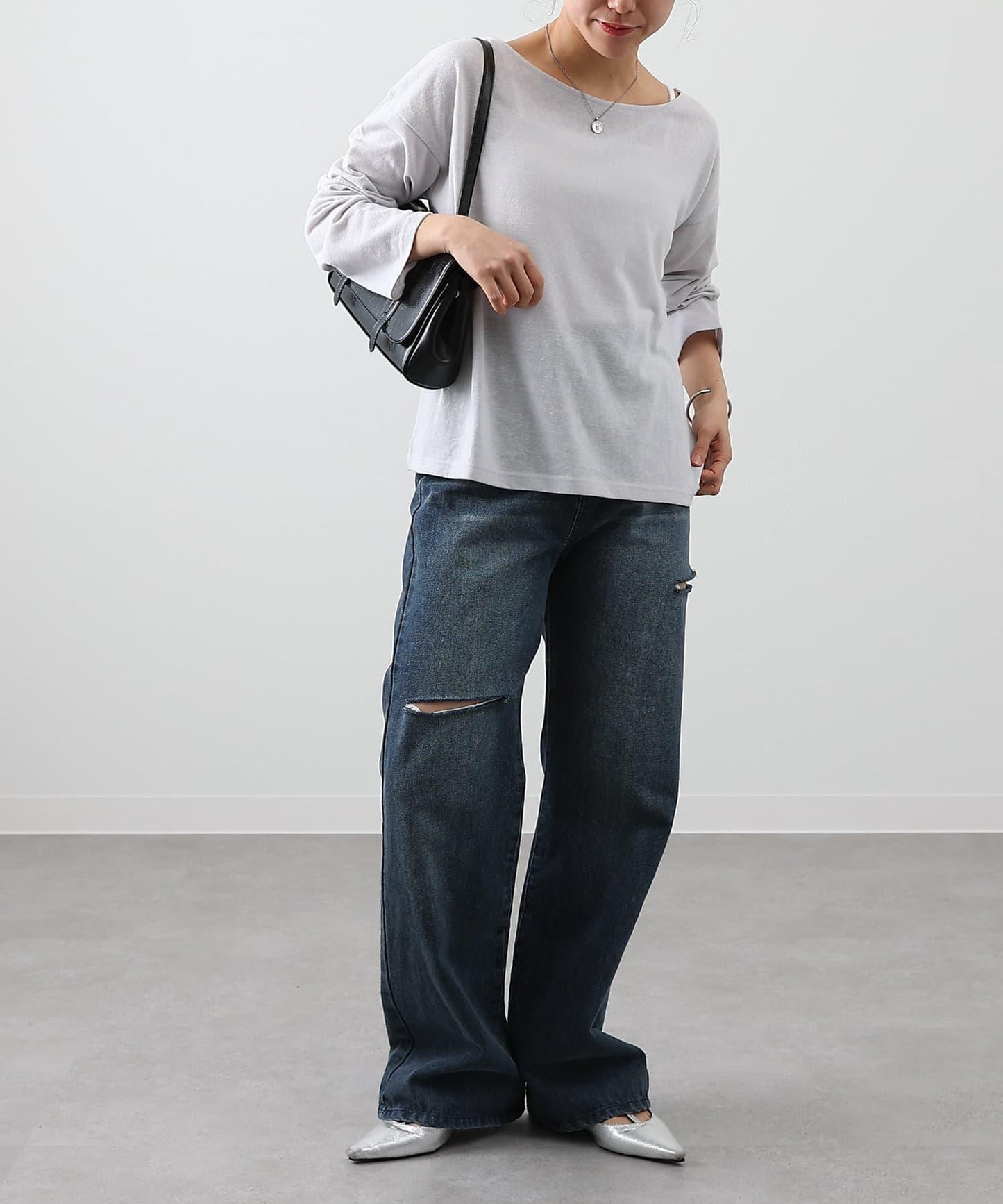 【S～L尺碼展開】破洞牛仔褲