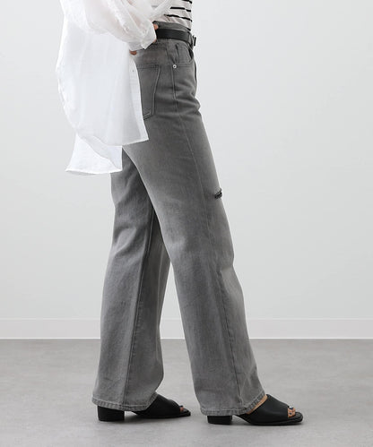 【S～L尺碼展開】破洞牛仔褲