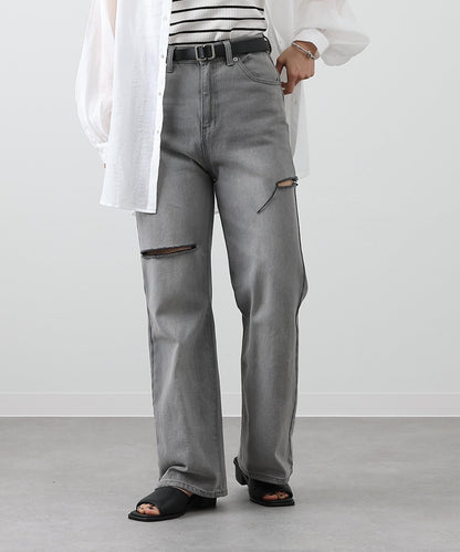 【S～L尺碼展開】破洞牛仔褲