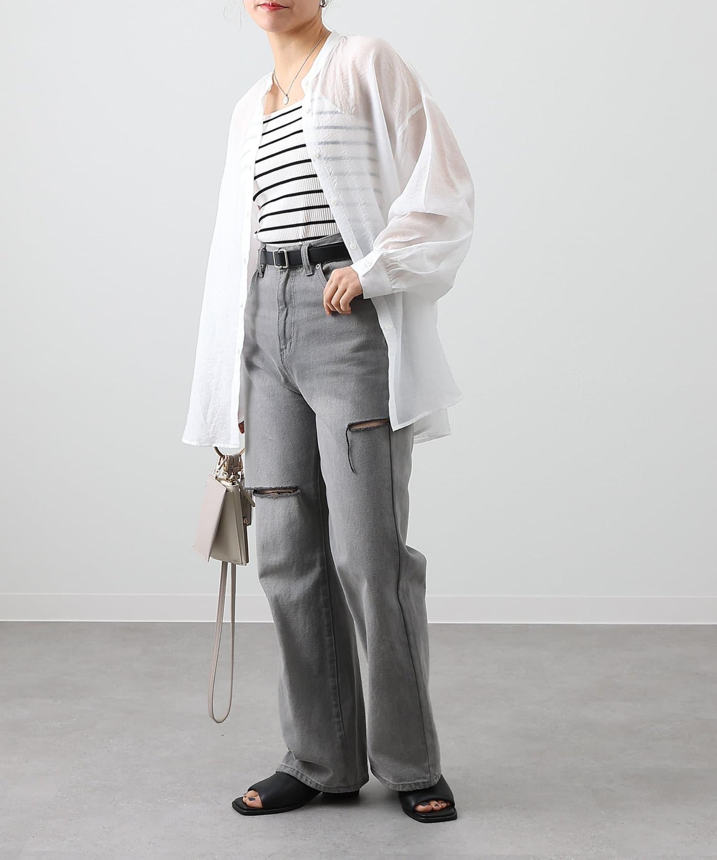 【S～L尺碼展開】破洞牛仔褲