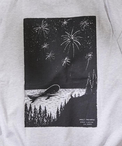 鯨魚煙火短袖T恤