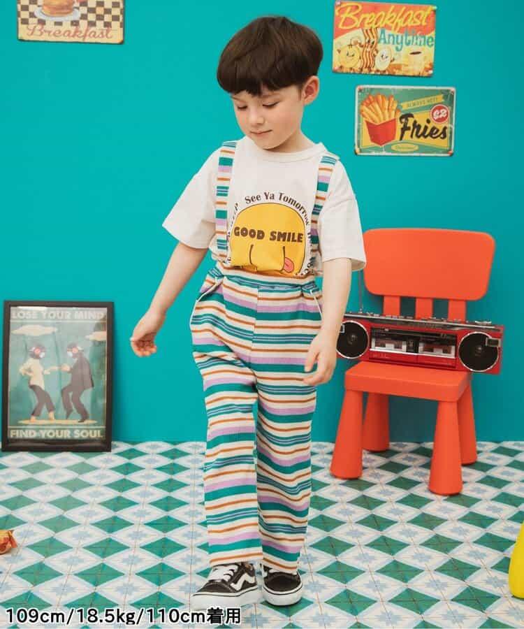 【連衣裙】帶華夫餅圖案長褲 10分褲