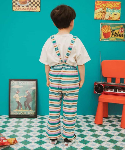 【連衣裙】帶華夫餅圖案長褲 10分褲