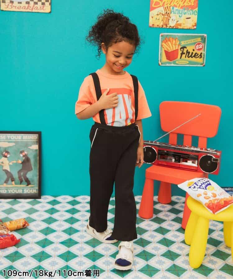 【連衣裙】帶華夫餅圖案長褲 10分褲