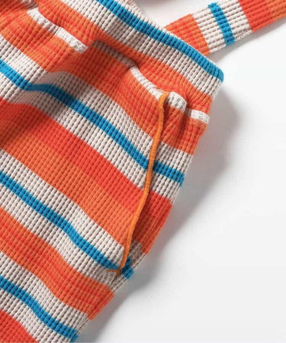 【連衣裙】帶華夫餅圖案長褲 10分褲