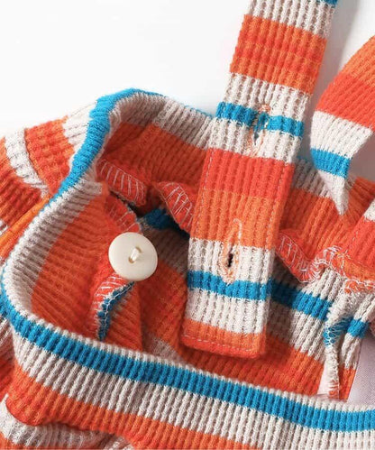 【連衣裙】帶華夫餅圖案長褲 10分褲