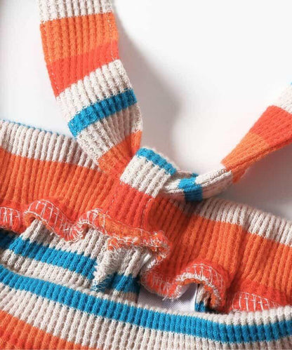 【連衣裙】帶華夫餅圖案長褲 10分褲