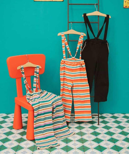 【連衣裙】帶華夫餅圖案長褲 10分褲