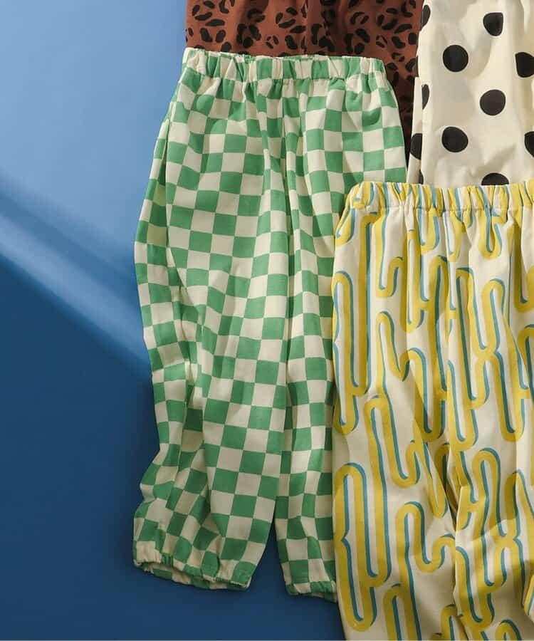 素色寬鬆長褲 10分褲