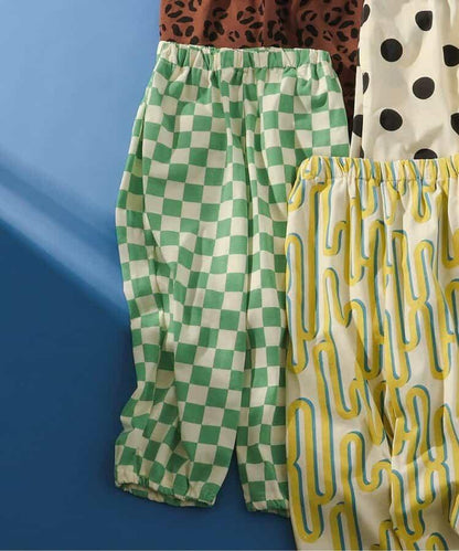 素色寬鬆長褲 10分褲