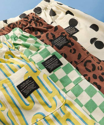 素色寬鬆長褲 10分褲