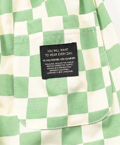 素色寬鬆長褲 10分褲