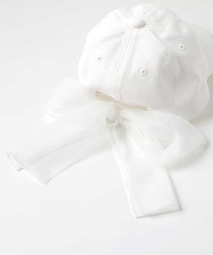 2WAY蕾絲蝴蝶結帽