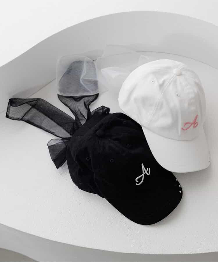 2WAY蕾絲蝴蝶結帽