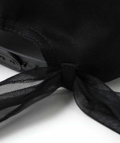 2WAY蕾絲蝴蝶結帽