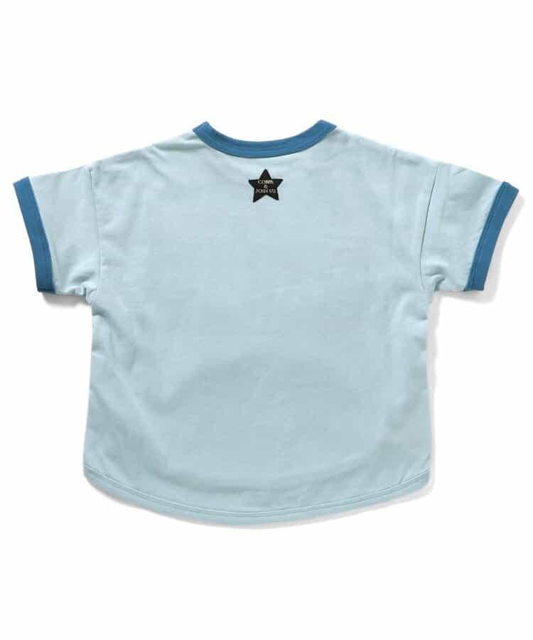 字母數字圖案印花設計T恤