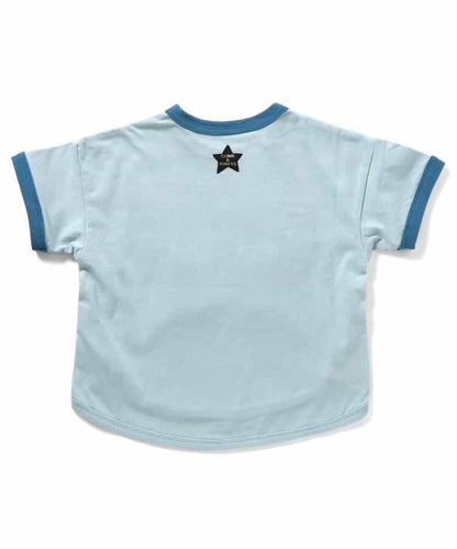 字母數字圖案印花設計T恤