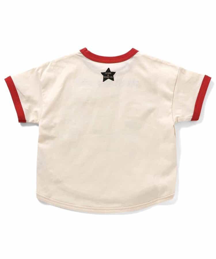 字母數字圖案印花設計T恤