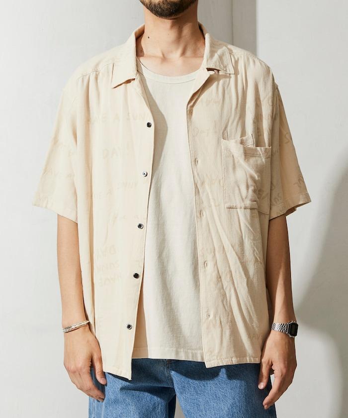 亞麻粘膠 開領 短袖襯衫