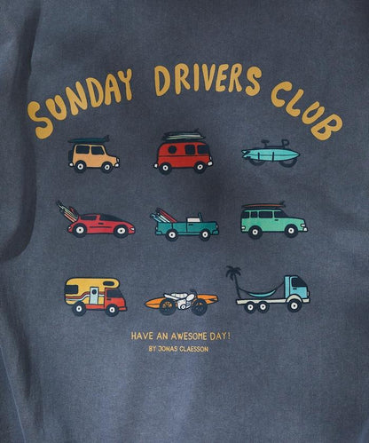 反面內側週日司機俱樂部T恤