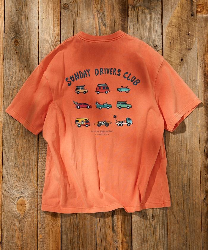 反面內側週日司機俱樂部T恤
