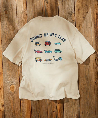反面內側週日司機俱樂部T恤