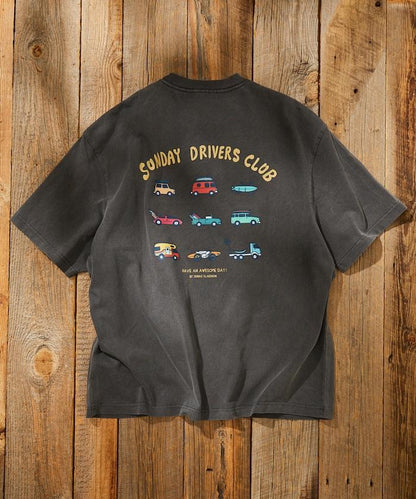 反面內側週日司機俱樂部T恤