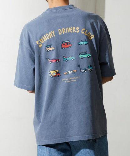反面內側週日司機俱樂部T恤