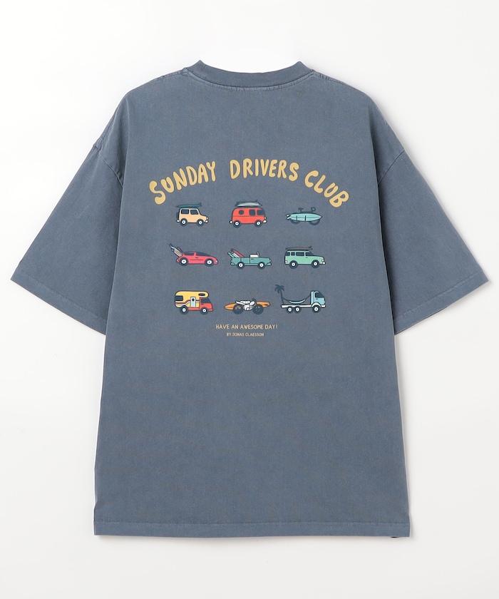 反面內側週日司機俱樂部T恤