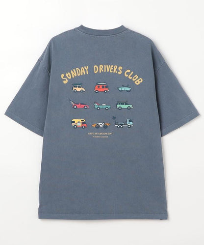 反面內側週日司機俱樂部T恤