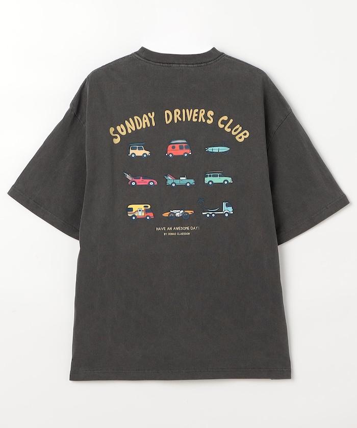 反面內側週日司機俱樂部T恤