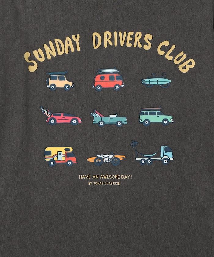 反面內側週日司機俱樂部T恤