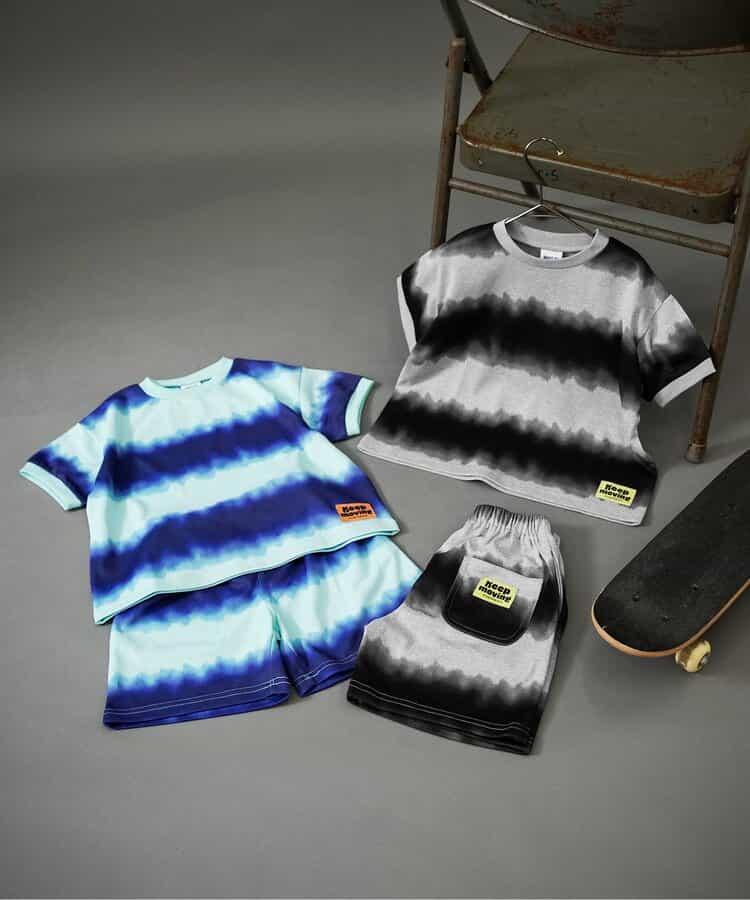 【B NEW JACK】條紋印花上衣