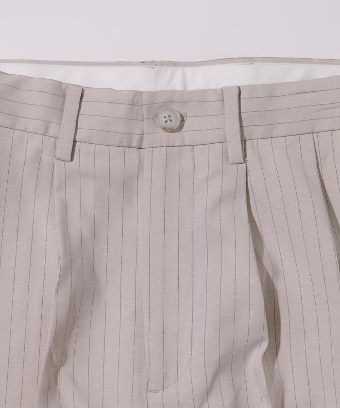 Reflax 功能性材料 寬鬆剪裁 輕鬆條紋西褲