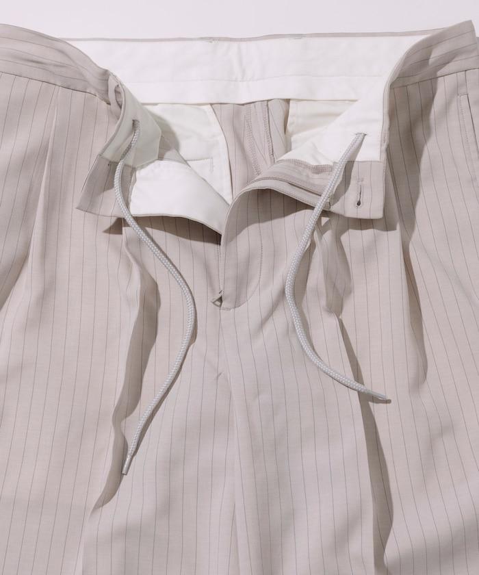 Reflax 功能性材料 寬鬆剪裁 輕鬆條紋西褲