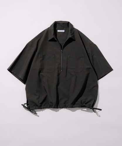 Reflax 功能性材料 輕鬆合身 半拉鍊襯衫 短袖