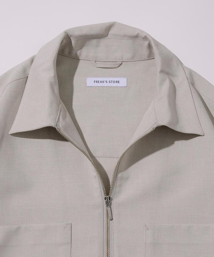 Reflax 功能性材料 輕鬆合身 半拉鍊襯衫 短袖