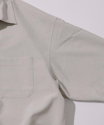 Reflax 功能性材料 輕鬆合身 半拉鍊襯衫 短袖