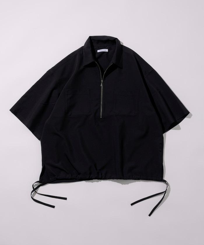 Reflax 功能性材料 輕鬆合身 半拉鍊襯衫 短袖