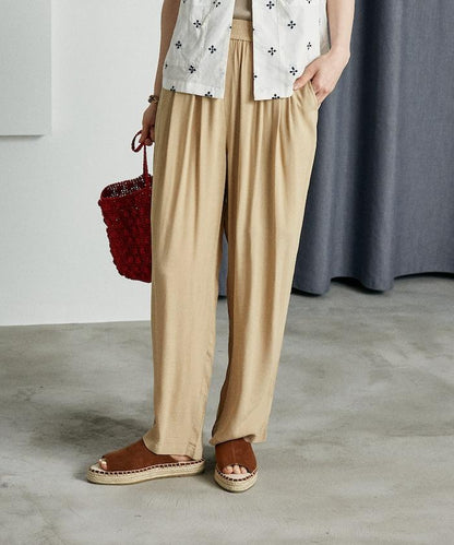 顏色喬策松紗褲/舒適褲