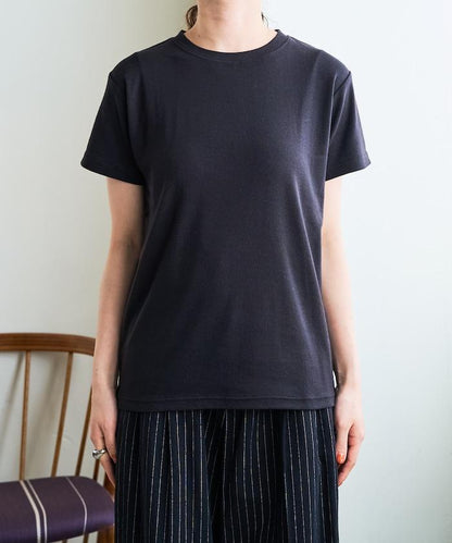 薄荷色圓領短袖T恤