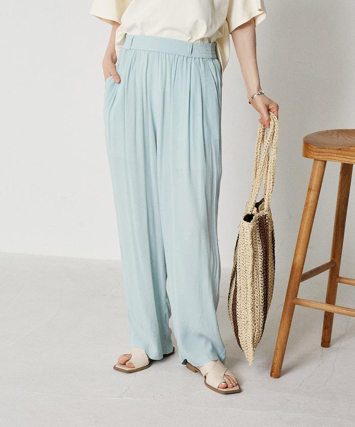 顏色喬策松紗褲/舒適褲